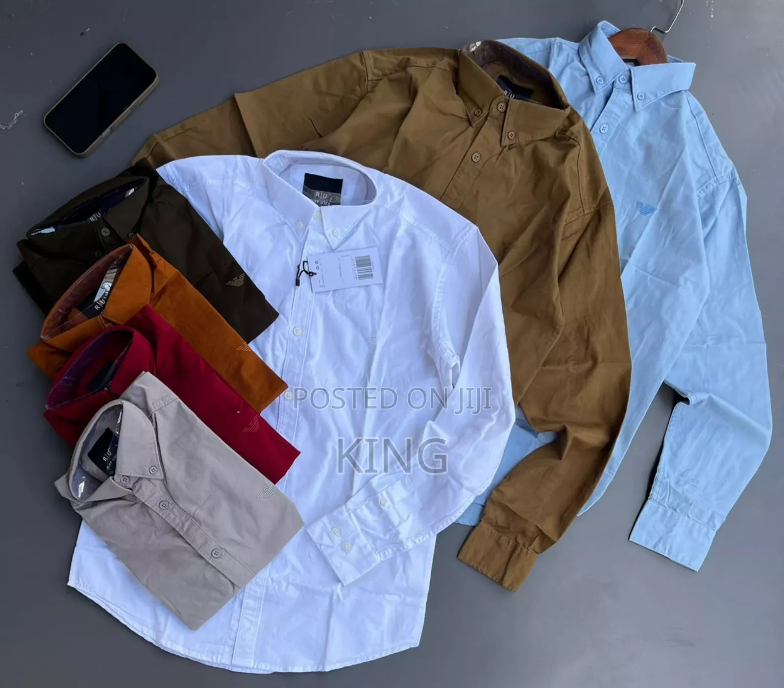 Men's Long-Sleeve Oxford Button-Down Shirts