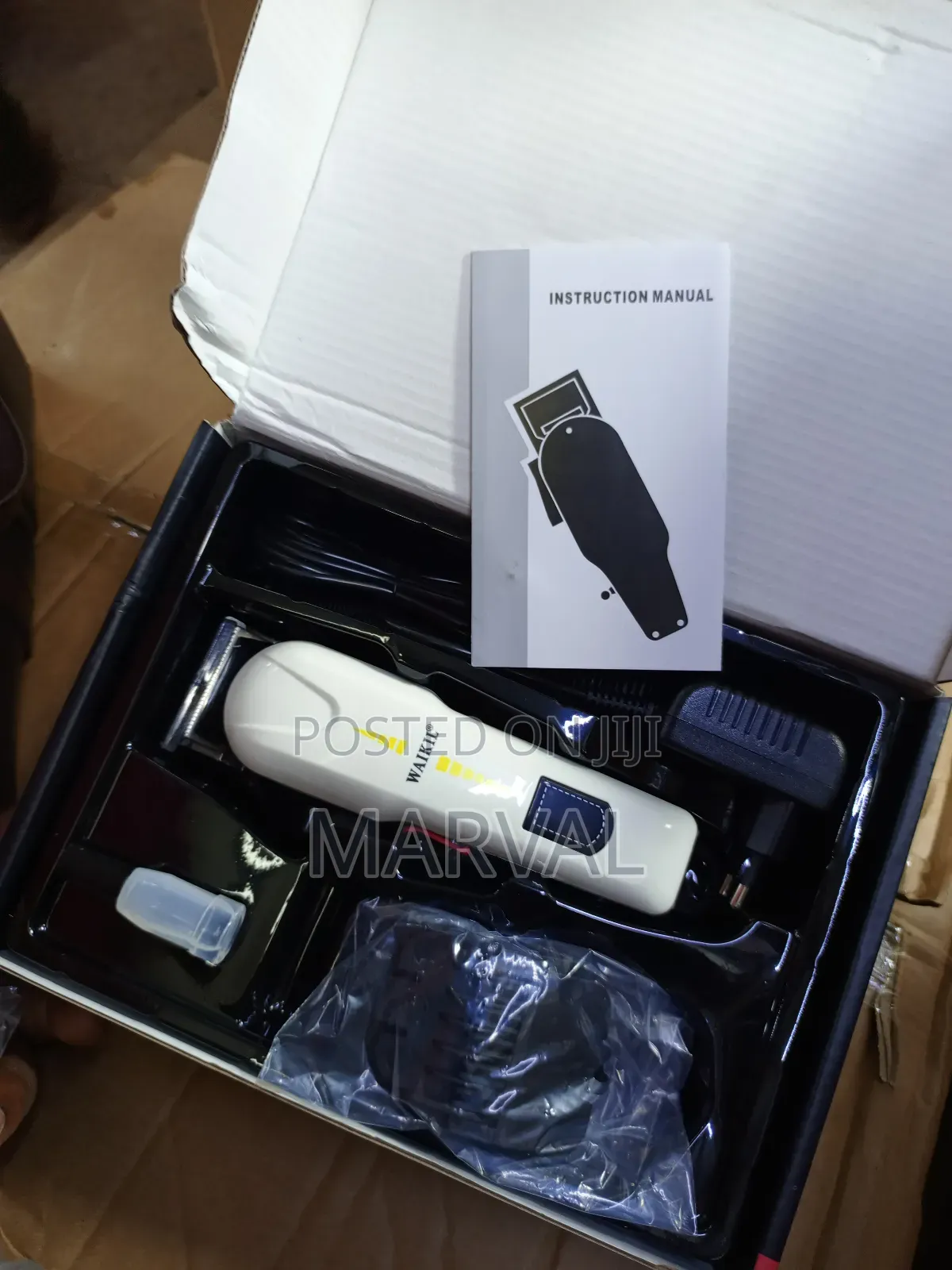 Waikil Model: Wl-6001 Rechargeable Hair Clipper. 
 Took