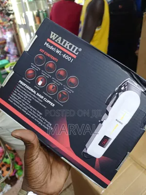 Waikil Model: Wl-6001 Rechargeable Hair Clipper. 
 Took