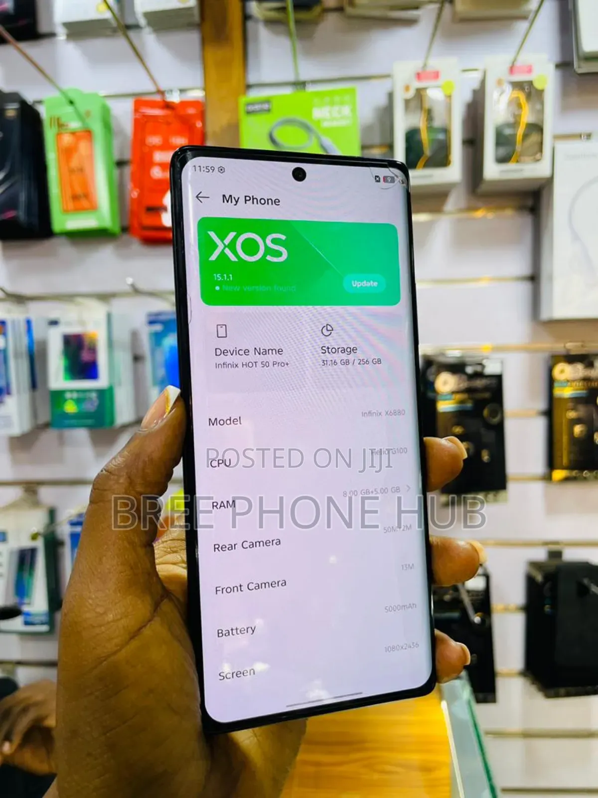 Infinix Hot 50 Pro+ 4G 256 GB Black