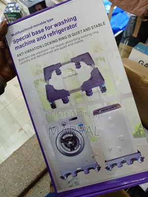 Adjustable Movable Base for Washing Machines and Refrigerators.