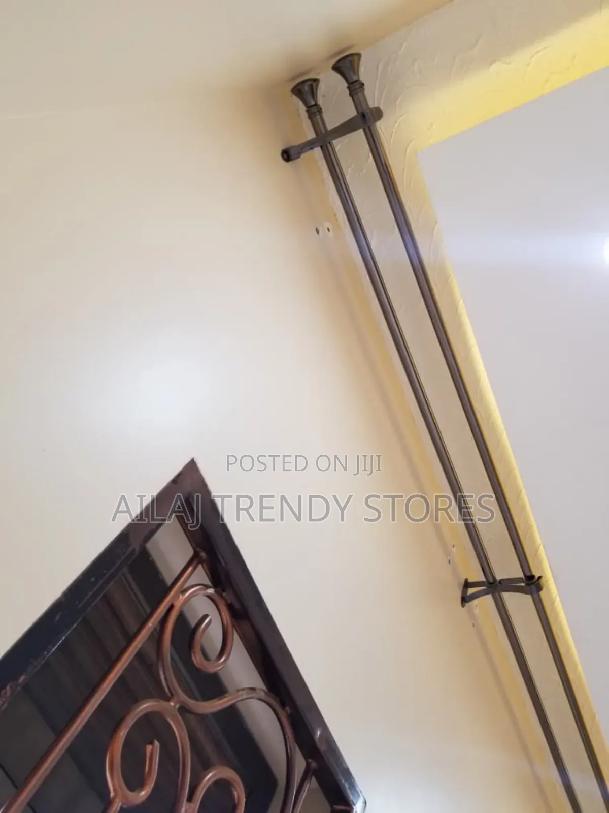 Trendy Metallic Curtain Rods Per Metre