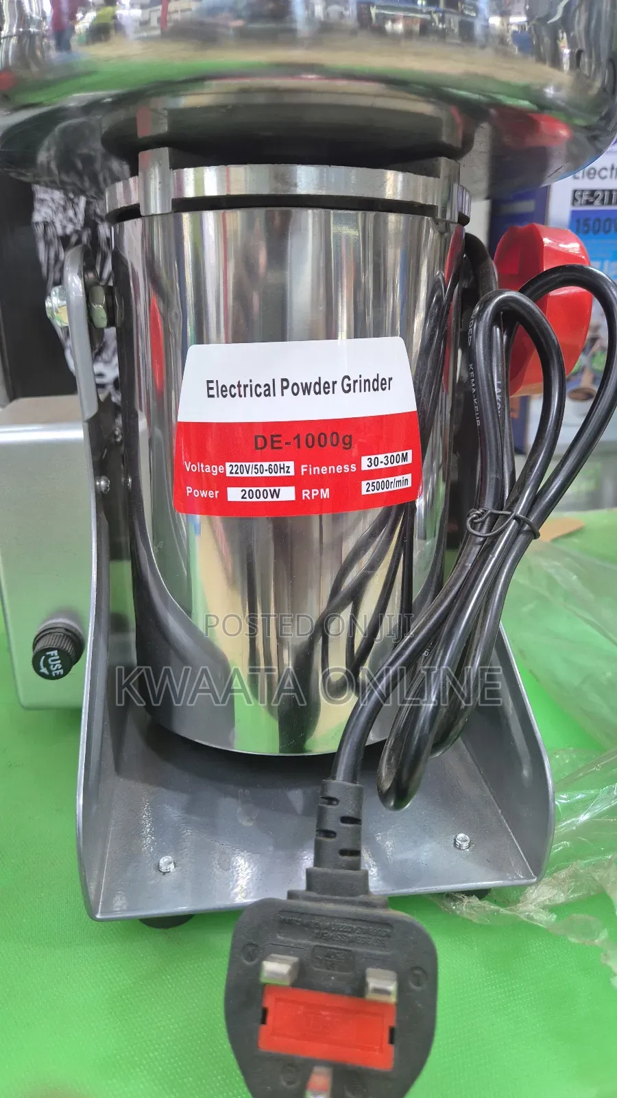 500g Electric Grinder, All Steel Multifunctional Commercial,Superfine