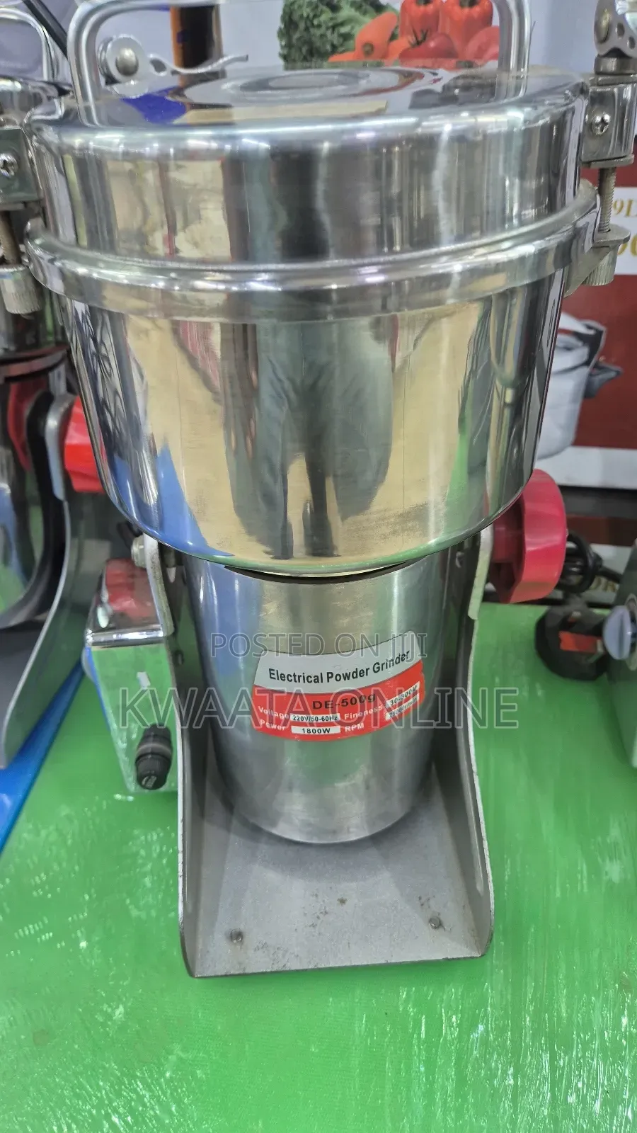 500g Electric Grinder, All Steel Multifunctional Commercial,Superfine