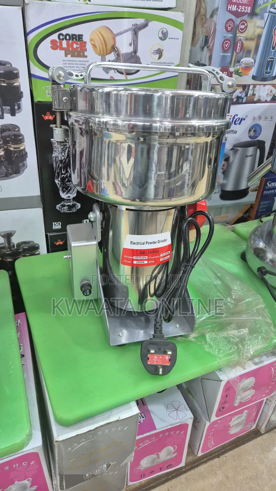 500g Electric Grinder, All Steel Multifunctional Commercial,Superfine