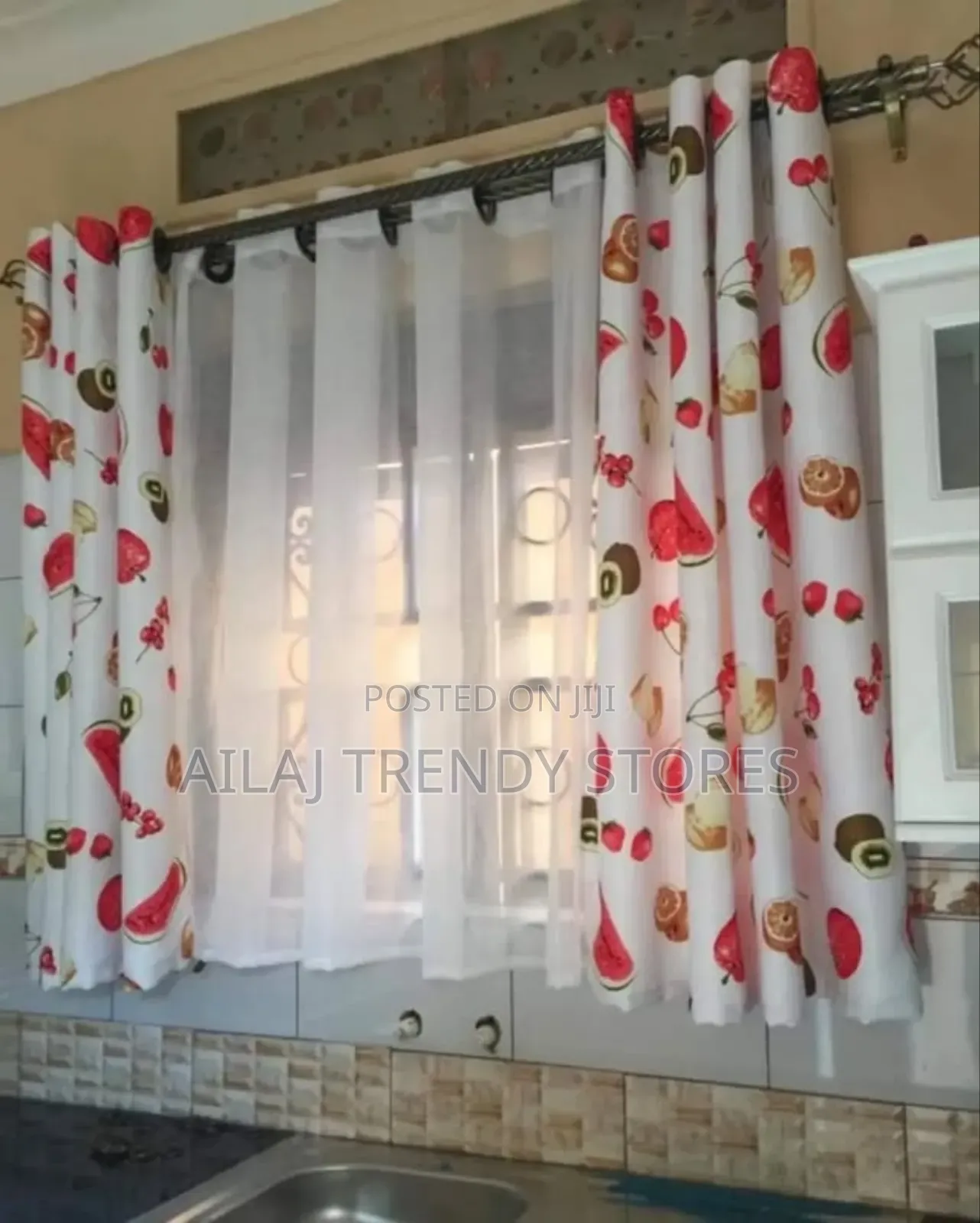 Kitchen Window Hangings Per Set