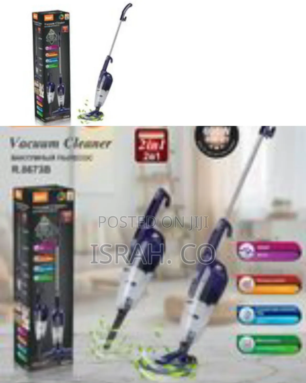 Raf Raf 2-in-1 Stick Handheld Vacuum Cleaner (600w, 0.5litres)