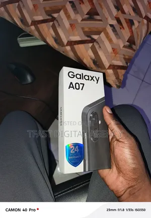 New Samsung Galaxy A07 4G 64 GB Black