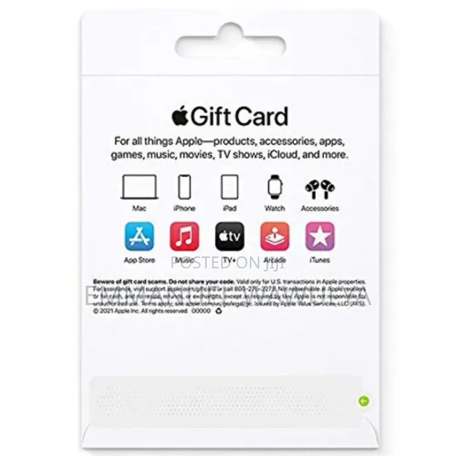 $25 Usa Apple Store Gift Card (Digital)