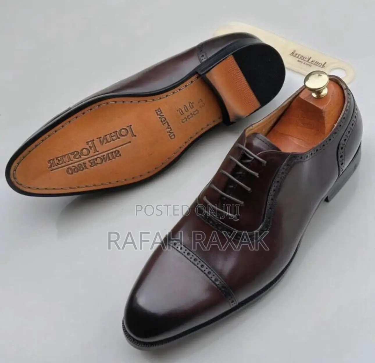 Original Men’S Dark Tan John Foster Formal/Gentle Shoes