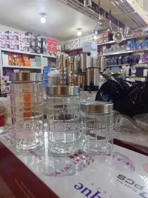 Glass Storage Jar Set