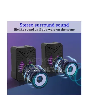 Portable RGB Computer Speakers
