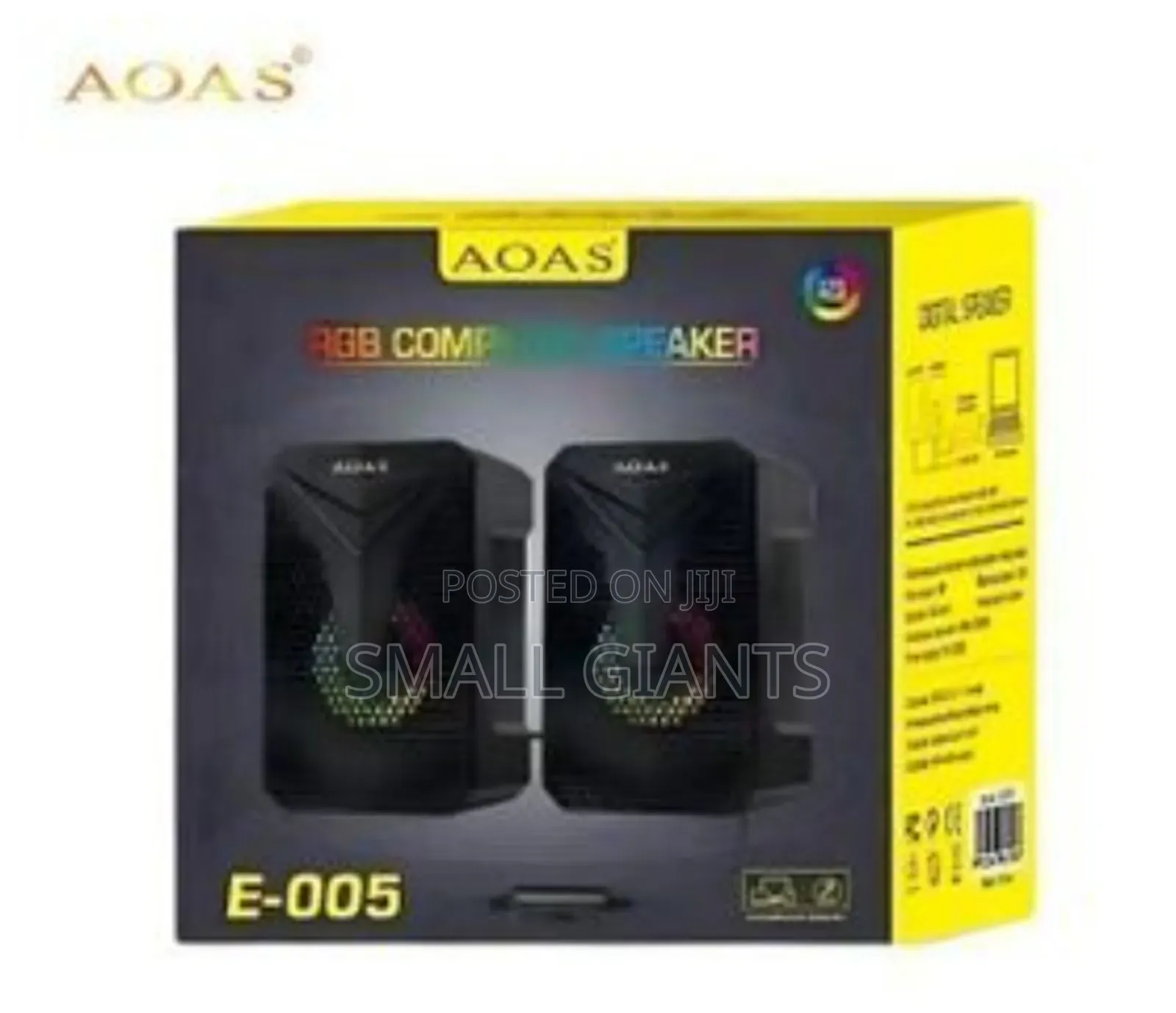 Portable RGB Computer Speakers