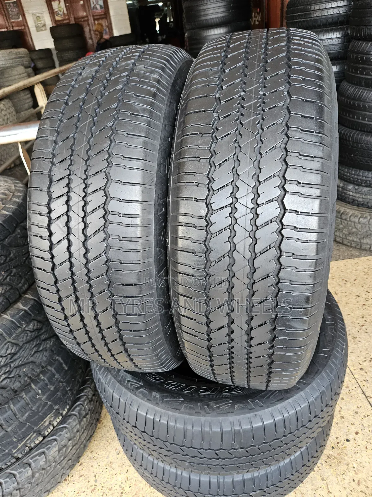 265 65 R18 Bridgestone Dueler at Available Now the Gd Bigger Tires.