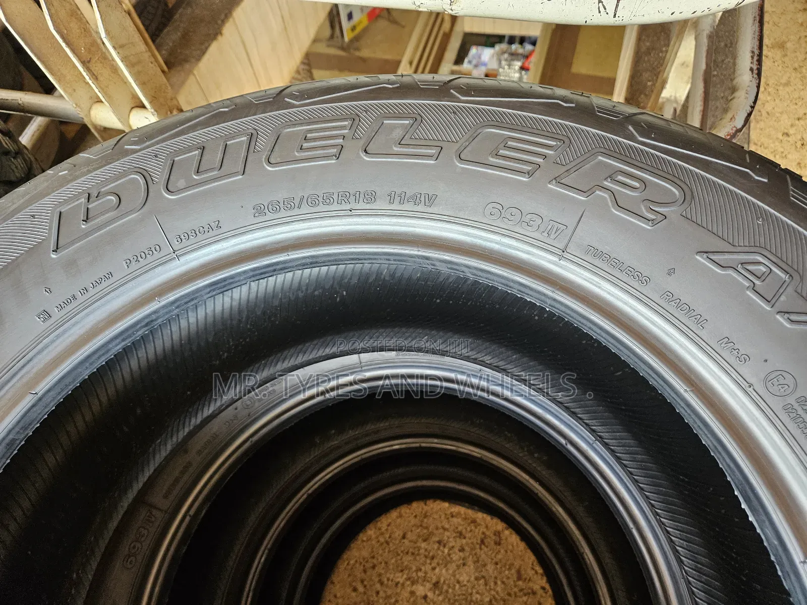 265 65 R18 Bridgestone Dueler at Available Now the Gd Bigger Tires.