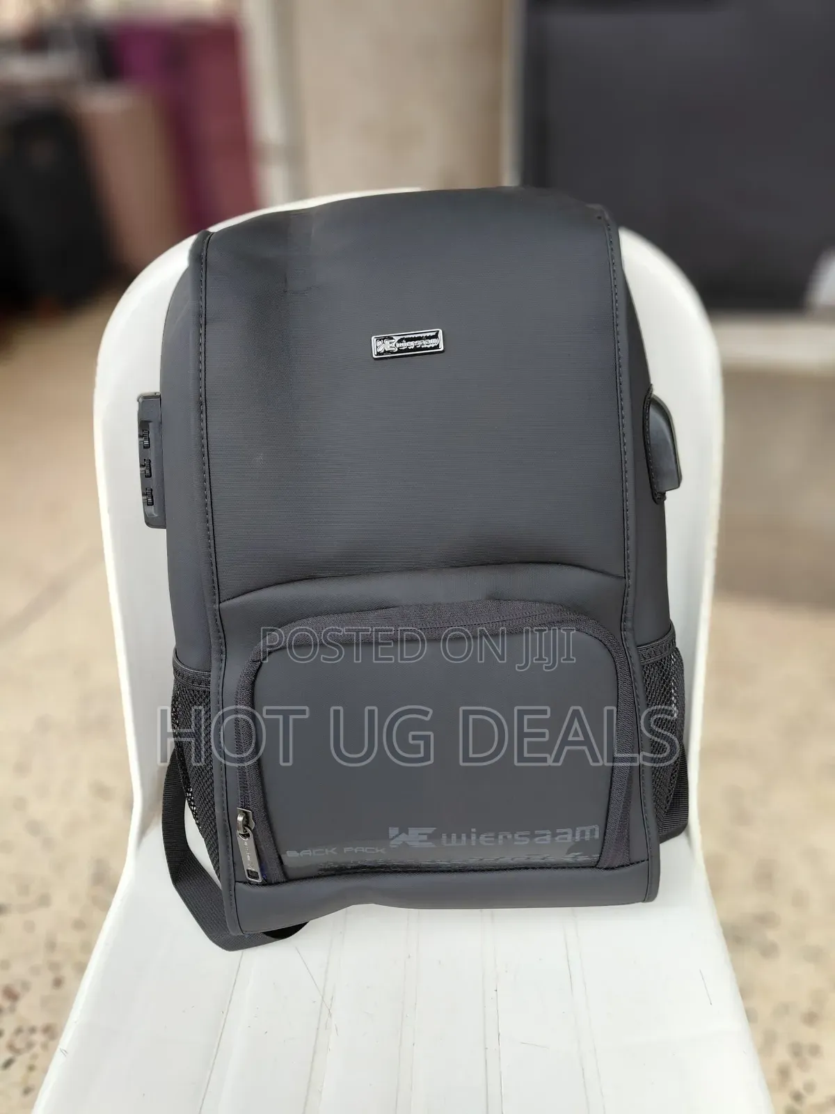 Wiersoon Waterproof Laptop Bag - Black