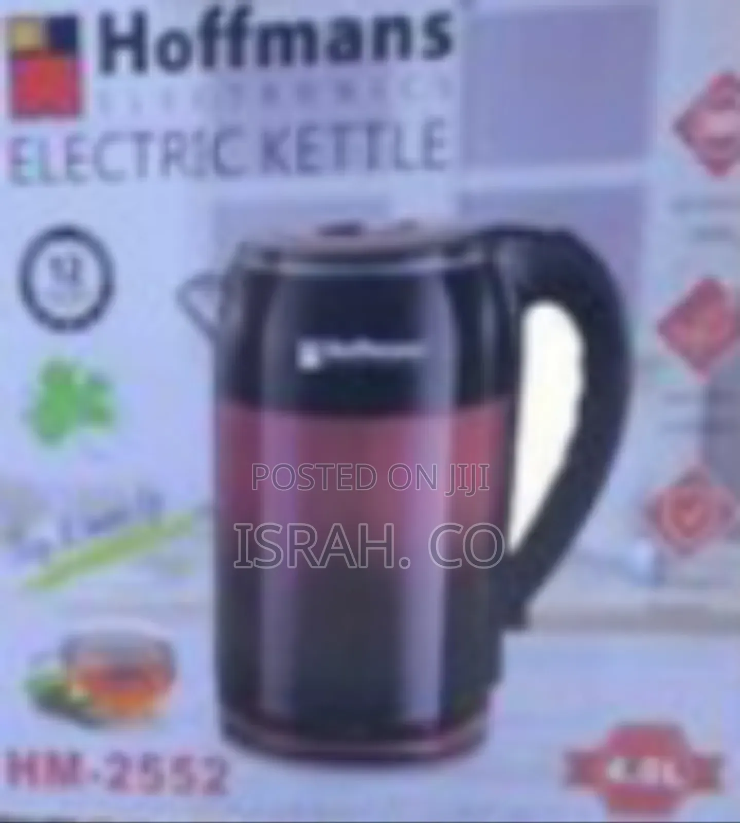 Hoffmans Illuminated Glass Electric Kettle
