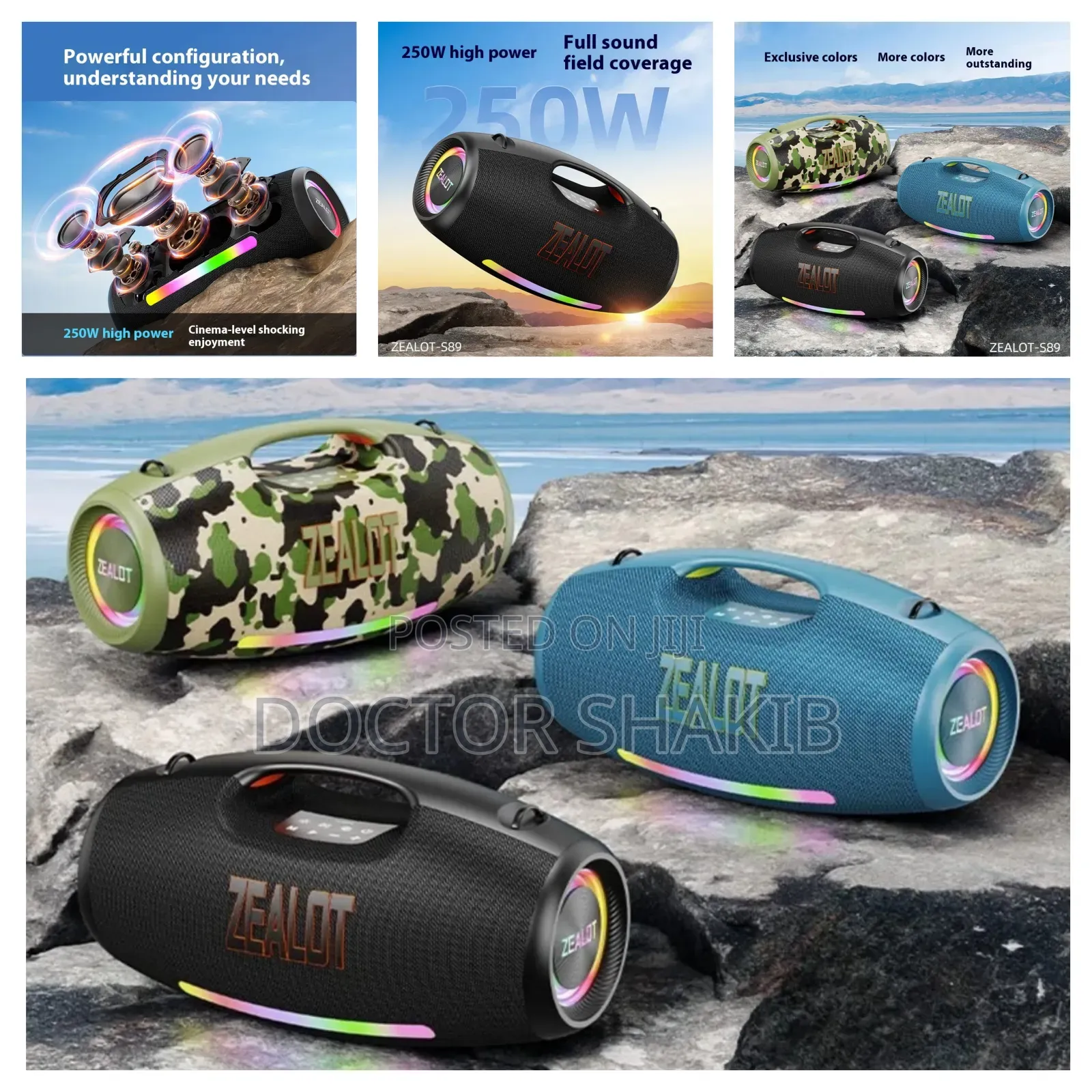 Zealot S89 Outdoor Party Base Speaker