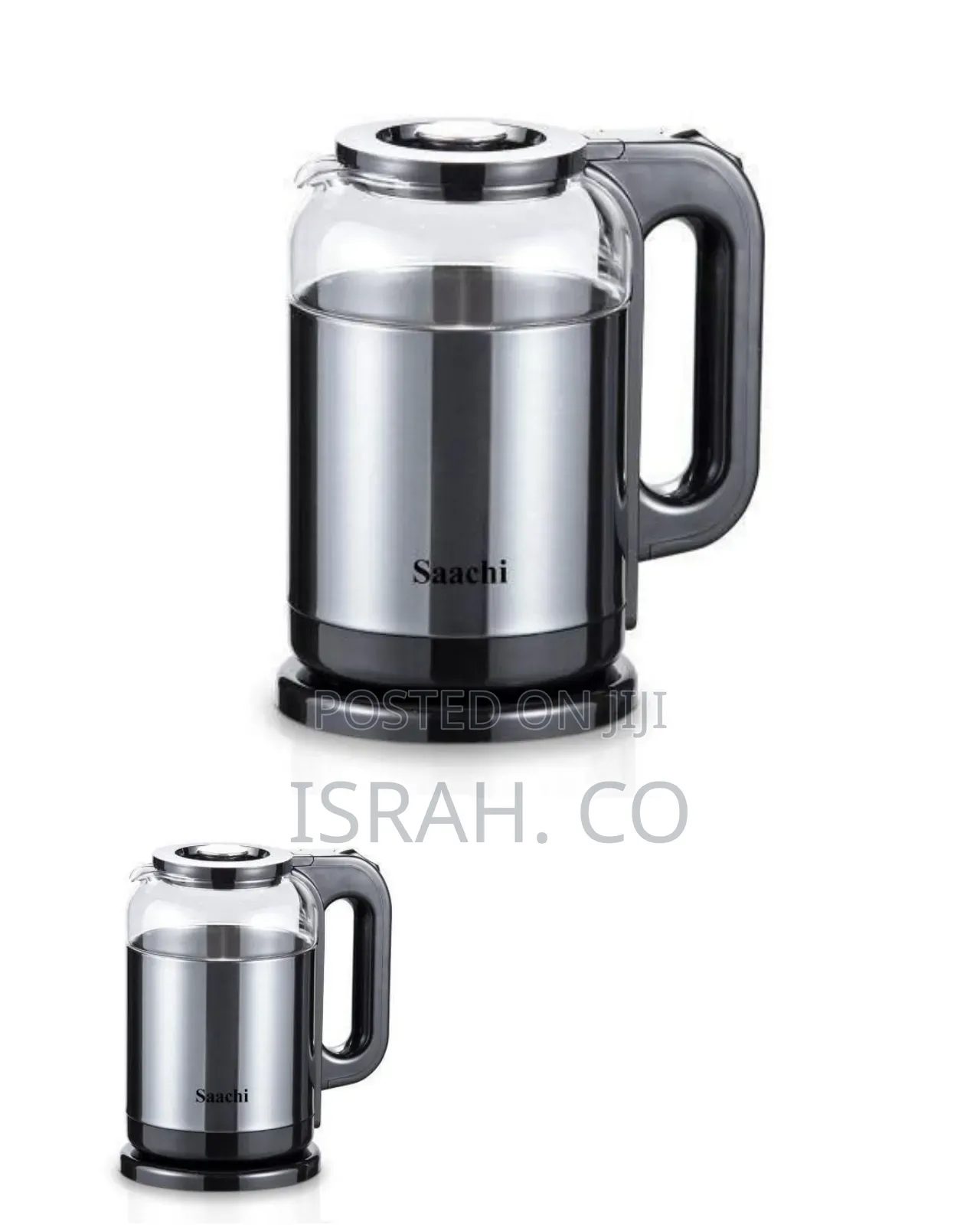 Saachi Electric Kettle With a Borosilicate Glass Body