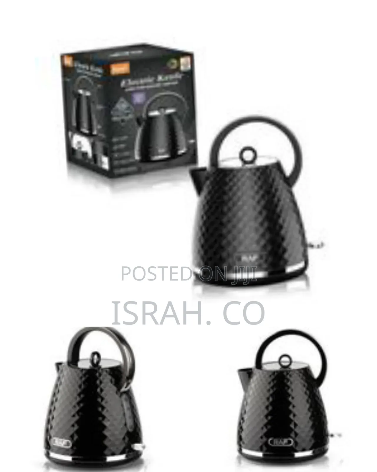 Raf Raf Diamond-Patterned Electric Kettle (2 Litres)