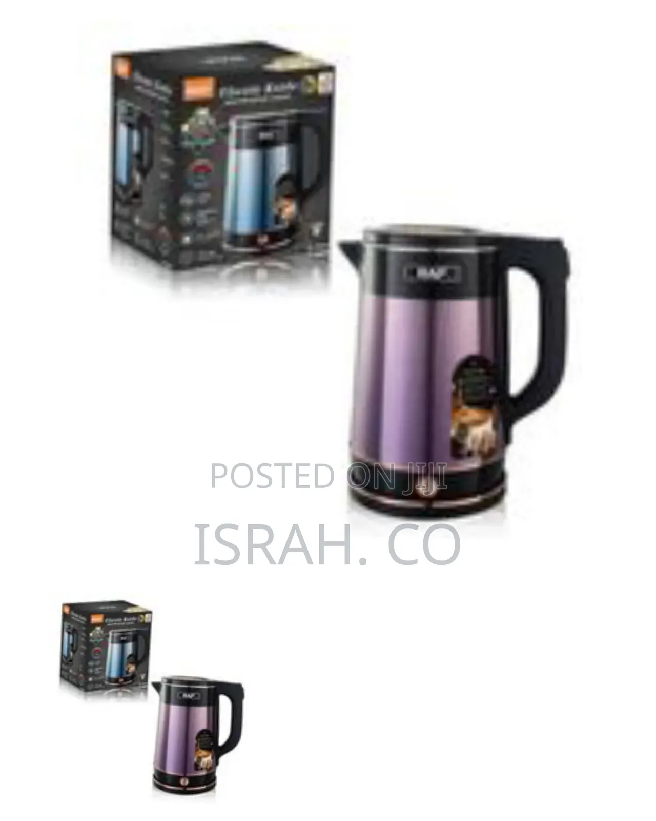 Raf Stylish Cordless Electric Kettle With Swivel Base