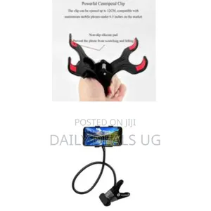 Flexible Gooseneck Phone Holder With Strong Clamp - Multicolor
