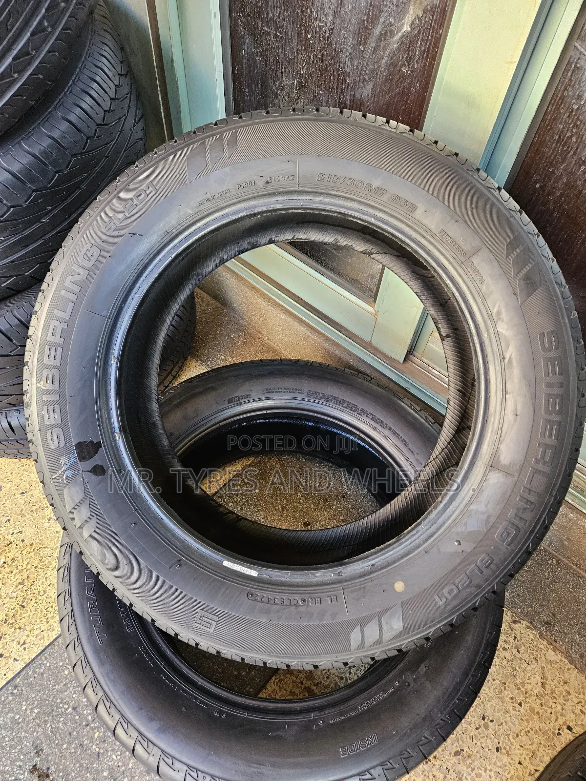 215 60 R17 Seiberling Japan Tires Always Ready Always Strong.