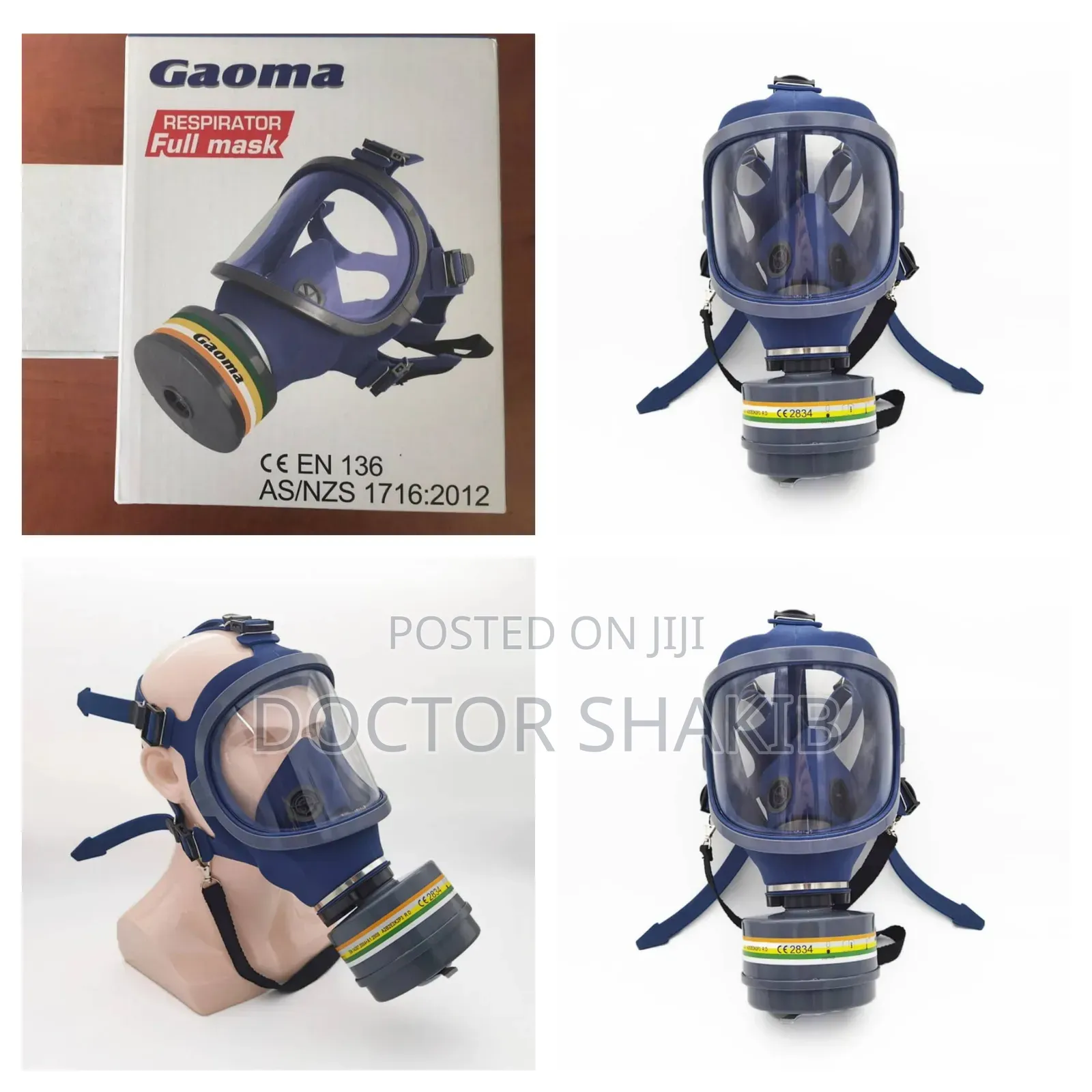 Gaoma Full-face Respirator Gas Mask.