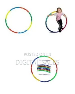 Fitness Weighted Hula Hoop For Exercise And Weight Loss (8 Pieces)