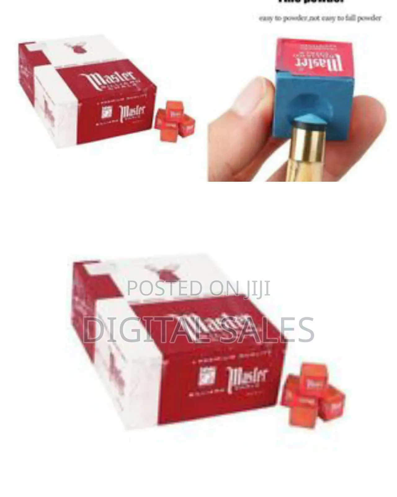 Master Billiard Cue Chalk - Premium Quality
