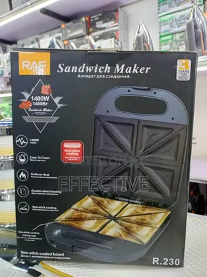 Raf R.230 Electric Sandwich Maker With a 1400w Rating.