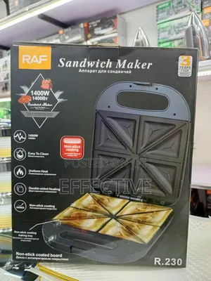 Raf R.230 Electric Sandwich Maker With a 1400w Rating.