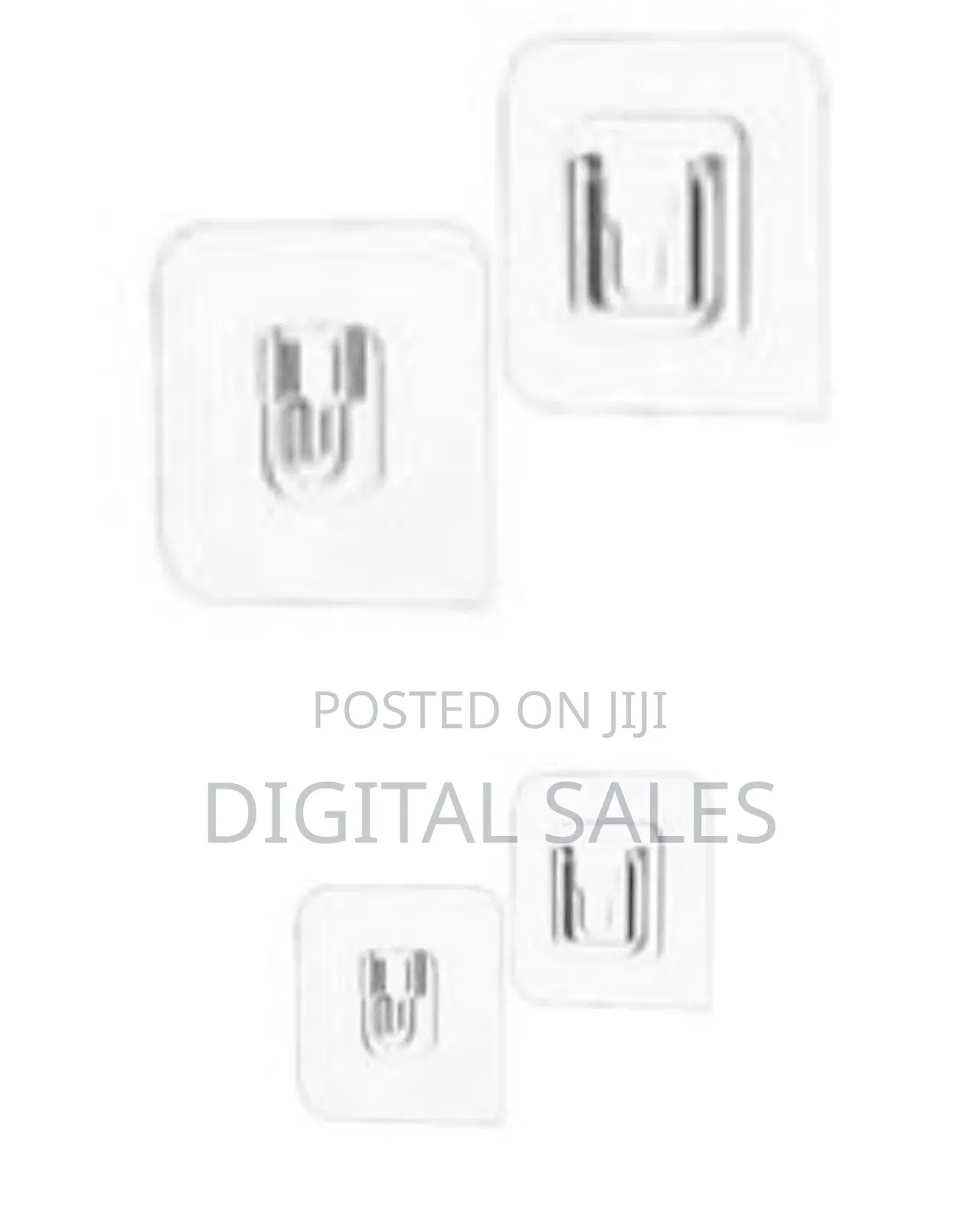 Invisible Self-Adhesive Wall Mounting Patches (2-Pack) -