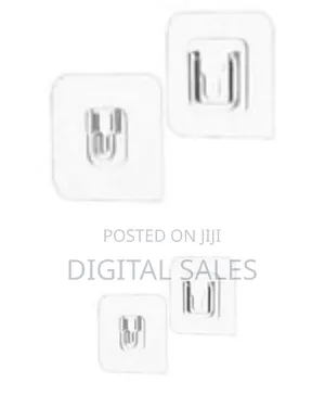 Invisible Self-Adhesive Wall Mounting Patches (2-Pack) -