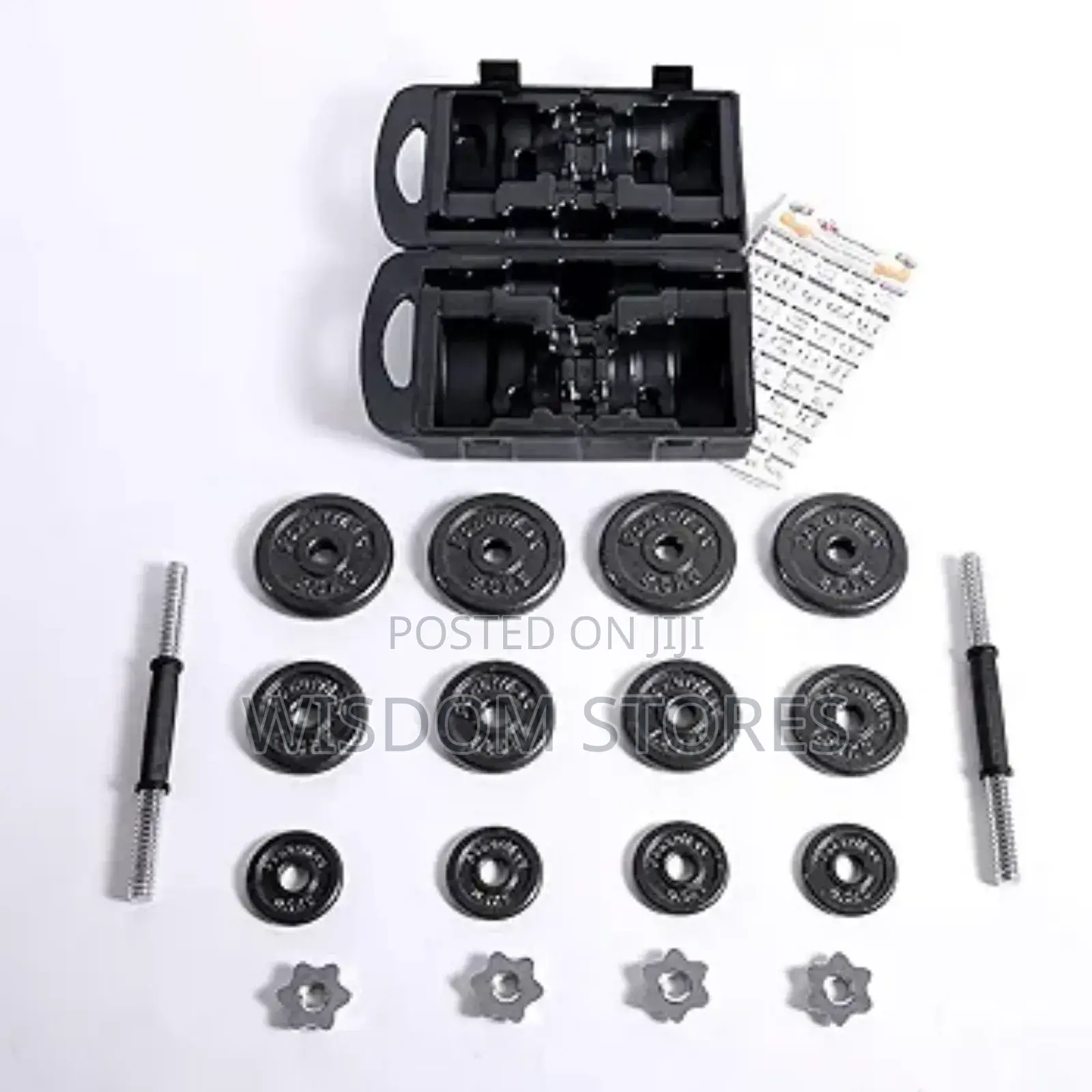 Powermax Fitness Adjustable Dumbbell Set 20kg