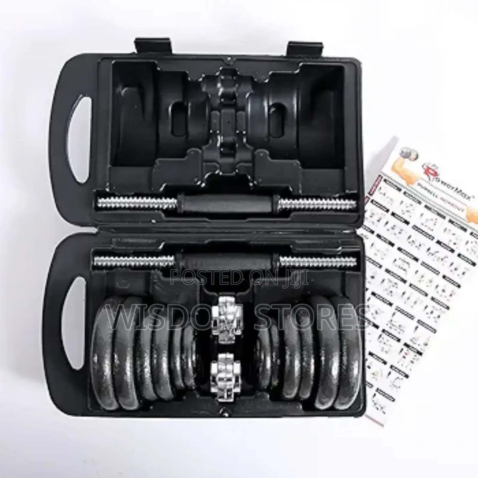 Powermax Fitness Adjustable Dumbbell Set 20kg