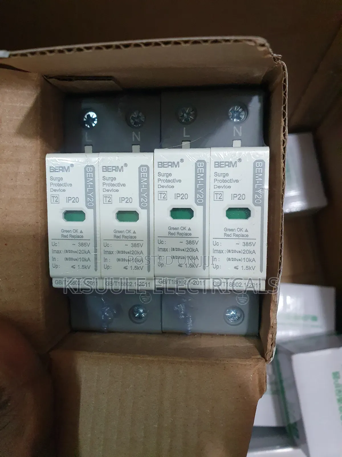 Ac Surge Protectors, 40ka 385vac. Surge Protective Devices