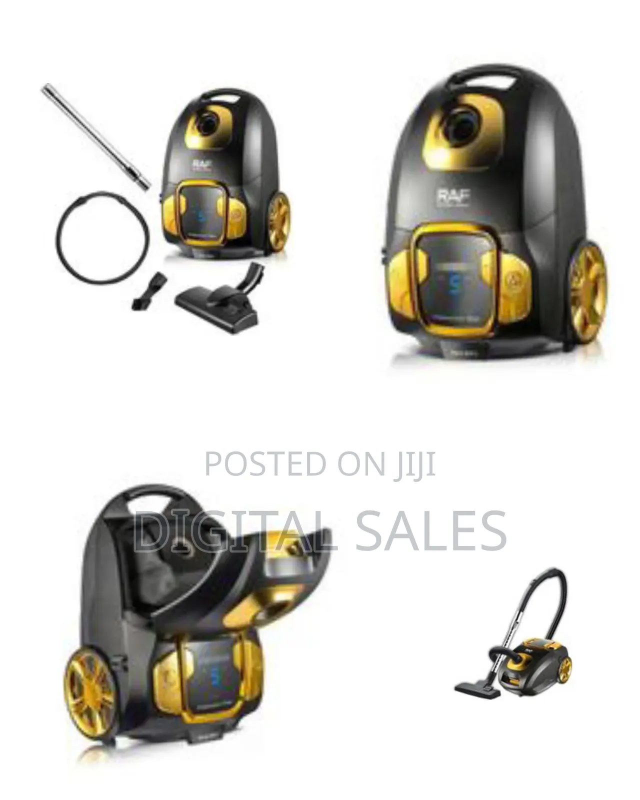 Raf High-Performance Canister Vacuum Cleaner