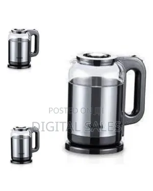 Saachi Electric Glass and Steel Kettle - Multicolor