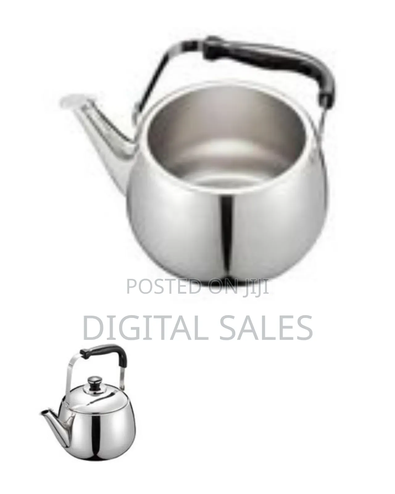 Classic Stainless Steel Stovetop Kettle With Ergonomic Handle
