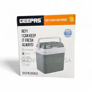 Geepas 24l Hot Cold Car Fridge – Portable Electric Cooler Warmer