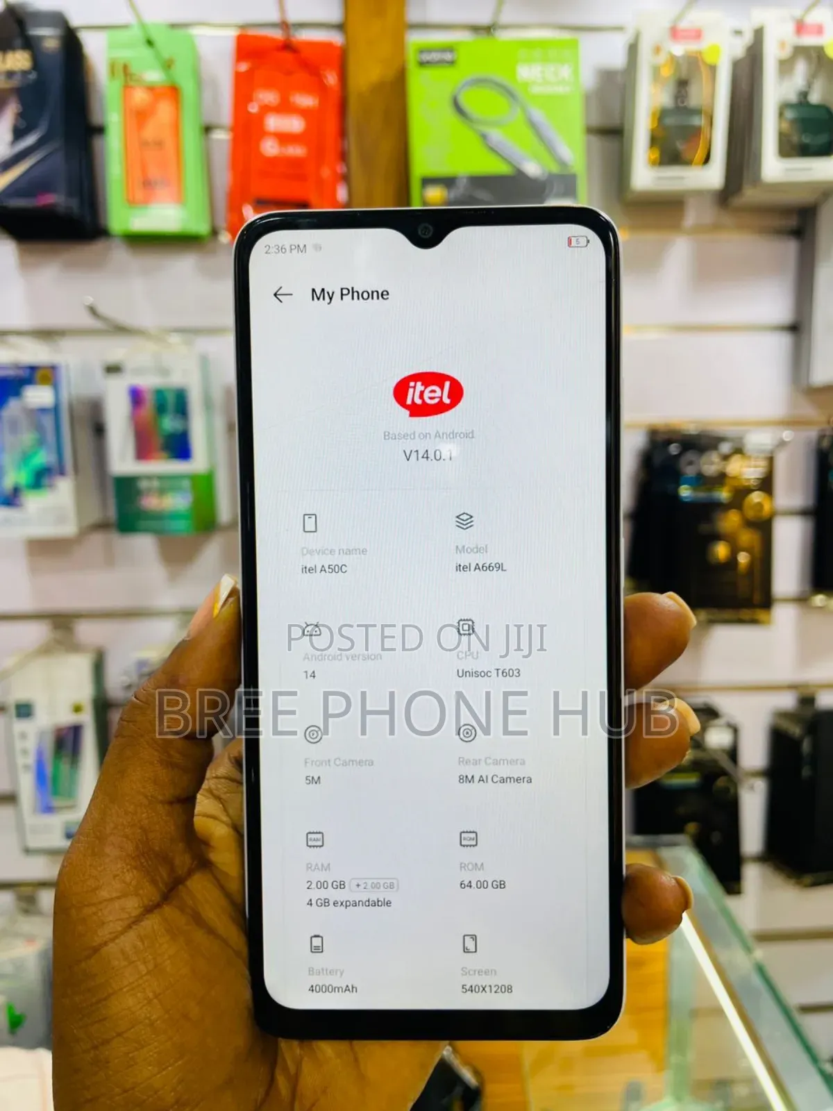 Itel A50C 32 GB White