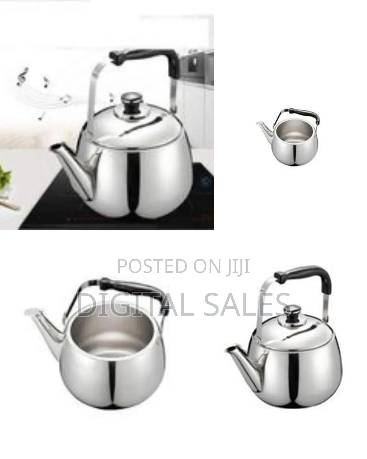Classic Stainless Steel Stovetop Water Kettle