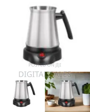 Hoffmans Stainless Steel Electrical Coffee Pot (Model Hm-2590, 800ml