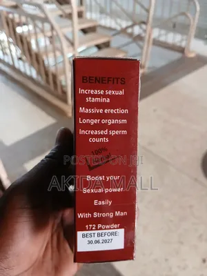 Strong Man Power Plus 172 Powder Herbal Male Enhancement Supplement