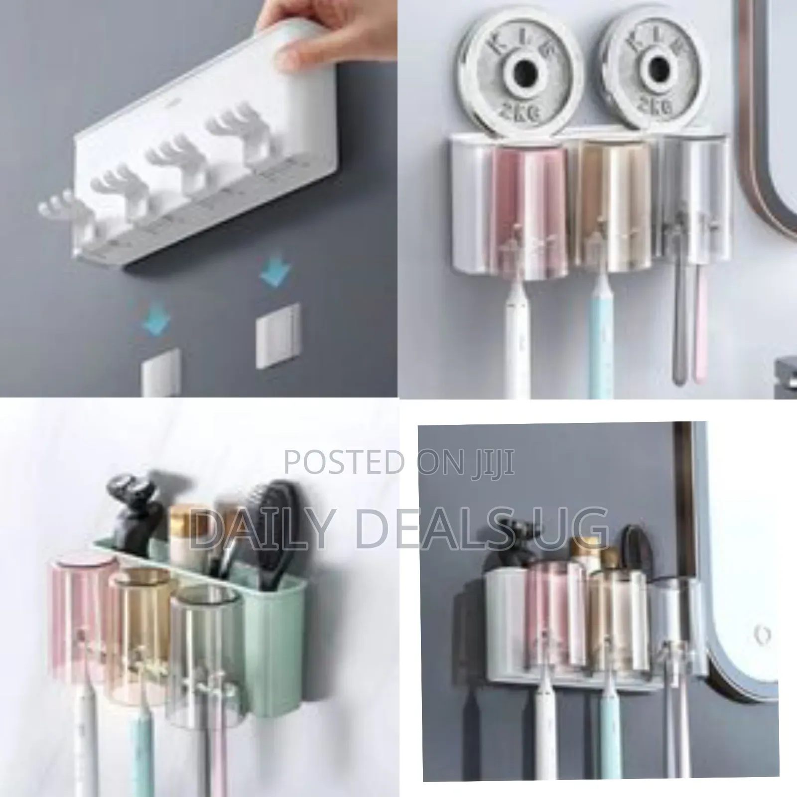 Wall-Mounted Toothbrush Holder