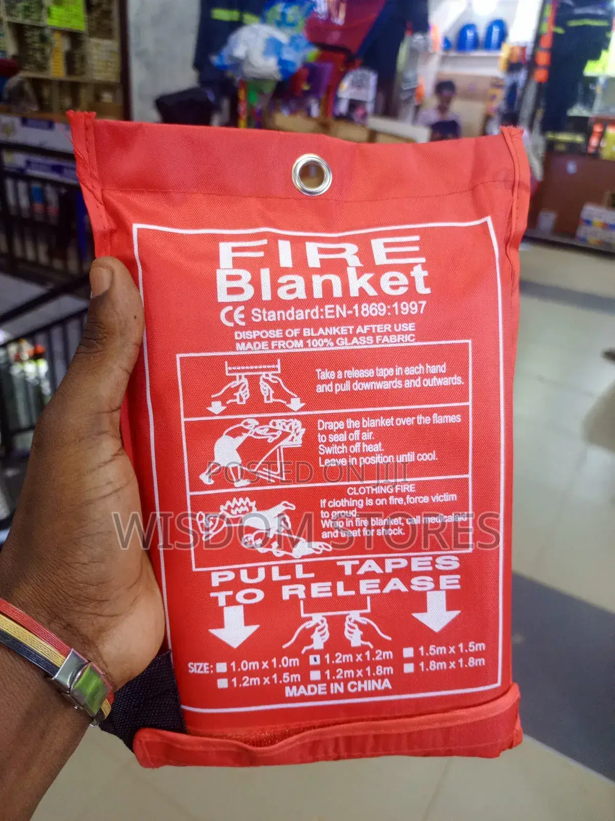 Fire Blanket 1.2m*1.2m