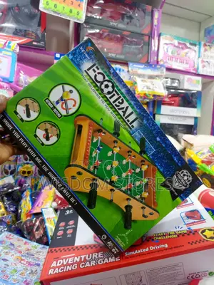 Miniature Wooden Foosball Table Game.