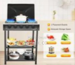 Boma Portable 4-Burner Outdoor Gas Cooktop and Prep Station