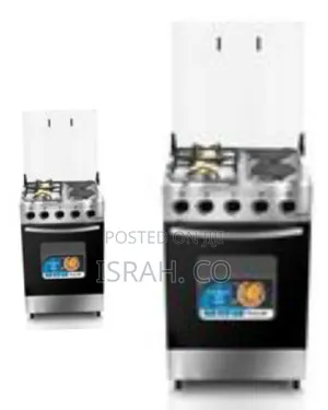 Saachi Electric Cooker With 2 Gas Burners, 2 Hot Plates and Oven -